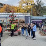 Adventsausstellung Gärtnerei Rombach, Bewirtung und musikalische Unterhaltung durch die Bläserjugend