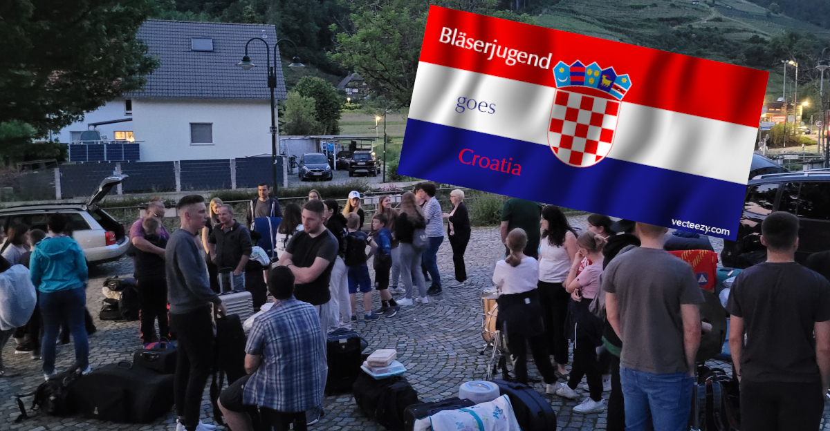 Konzertreise der Bläserjugend 2023 nach Kroatien – schön war’s!