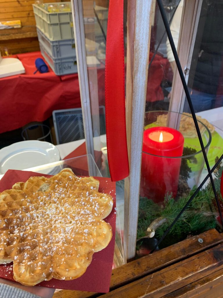 Im Angebot: frische Waffeln