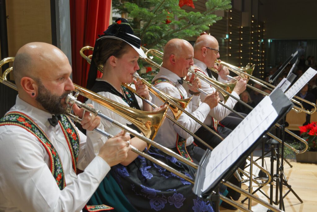 Unsere Posaunen - ein Dank an Ralf, der eingesprungen ist, weil eine unesrer Posaunen am Dirigentenpult steht...