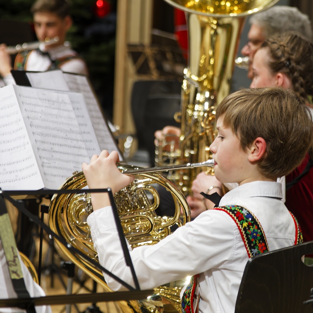 Auch am Horn gut vertreten ...