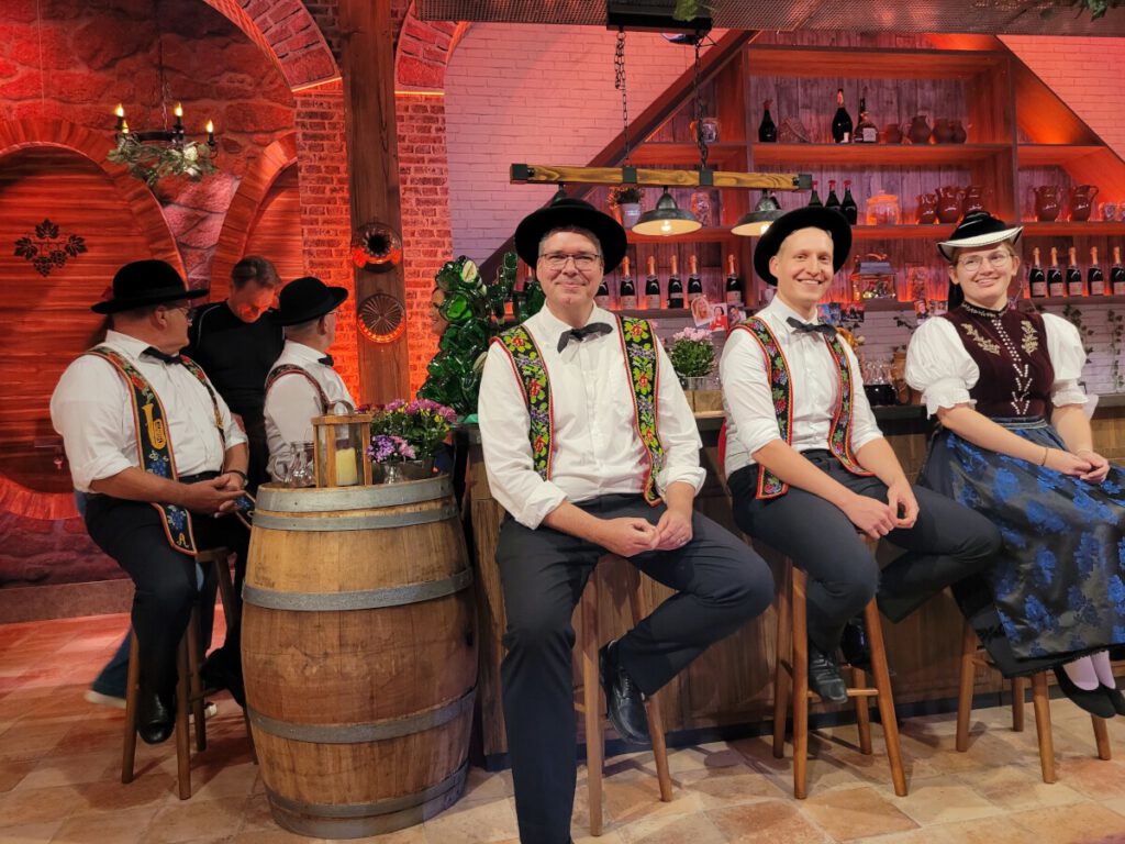 Der schönste Platz ist immer an der Theke...