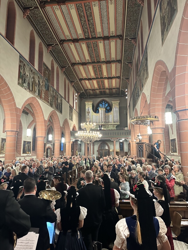 Am Ende unseres Konzerts