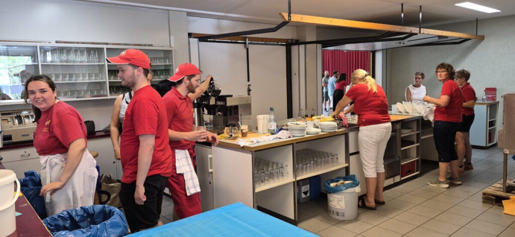 Hier wird gespült!